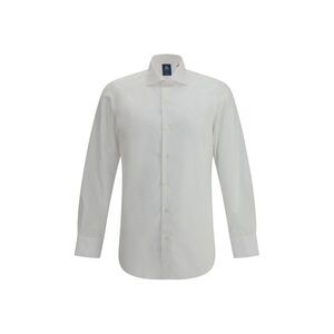 Finamore White Long Sleeve Shirt Men White Shirts